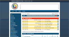 Desktop Screenshot of frfotbal.ro